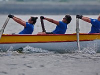 Women from the Azorean island of Faial compete in the XII International Azorean Whaleboat Regatta which took place in Clarke's Cove in New Bedford after a six year hiatus.