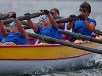 Women from the Azorean island of Faial compete in the XII International Azorean Whaleboat Regatta which took place in Clarke's Cove in New Bedford after a six year hiatus.