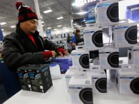 Shoppers look for the best deals at Best Buy in Dartmouth, MA on  Black Friday November 25, 2016.  PETER PEREIRA/THE STANDARD-TIMES/SCMG : shopping, shop, black friday, madness, economy, holiday, season