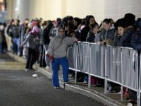 Shoppers wait for doors to open on Black Friday at Walmart in Dartmouth, MA on November 25, 2016.  PETER PEREIRA/THE STANDARD-TIMES/SCMG : shopping, shop, black friday, madness, economy, holiday, season