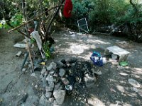 ma nb HomelessinTheWoods  A homeless village has popped up in the woods behind Save Rite in the north end of New Bedford.  PETER PEREIRA/THE STANDARD-TIMES : poverty, homeless, woods