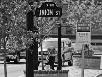 Robert Stone Jr. panhandles at the intersection of Union Street and Route 18 in downtown New Bedford.  [ PETER PEREIRA/THE STANDARD-TIMES/SCMG ]