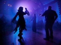 Attendees prepare for Halloween by dancing at the second Annual Whaling City Wtiches' Ball held at the Tryworks Auditorium of the First Unitarian Church building in downtown New Bedford.    [ PETER PEREIRA/THE STANDARD-TIMES/SCMG ]