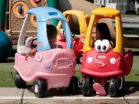 Outside fun at the Little People's College on Rockdale Avenue in New Bedford.  [ PETER PEREIRA/THE STANDARD-TIMES/SCMG ]