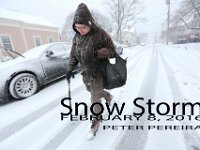ma nb_ N8A6348  Without a car, Anne Correia braves a snow storm, as she walks to be next to her mother who is gravely ill at a nursing home 6 blocks from her home in Fairhaven, MA.   /THE STANDARD-TIMES/SCMG : snow, weather, storm, blizzard