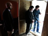 ma nb WhalingCitySchool  Principal Arnold Chamanlal looks on as science teacher Chris Blake explains polination to Darien Dobeck, 16, at the Whaling City Alternative School in New Bedford.   PETER PEREIRA/THE STANDARD-TIMES/SCMG : education