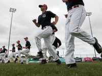 ma nb_ N8A9764  Bay Sox have their first team practice as they prepare for the season at Paul Walsh Field in New Bedford, MA.  PETER PEREIRA/THE STANDARD-TIMES : sports, baseball