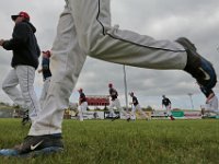 ma nb_ N8A9793  Bay Sox have their first team practice as they prepare for the season at Paul Walsh Field in New Bedford, MA.  PETER PEREIRA/THE STANDARD-TIMES : sports, baseball