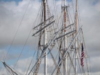 _MG_5102  PHOTO PETER PEREIRA/The Standard-Times    ++  The Charles W. Morgan whaleship makes her way from Mystic Seaport in Mystic, CT to New London, CT in the first leg of the journey that will see it return to New Bedford in June.
