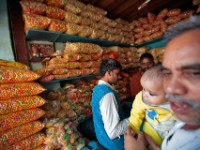 MG 1804  Daily life in the Dharbi slum in Mumbai, India.  The Dharbi slum is one of the largest in India and contains an entire ecosystem that offers residents the ability to never leave. : India