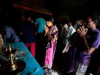 MG 1839  Daily life in the Dharbi slum in Mumbai, India.  The Dharbi slum is one of the largest in India and contains an entire ecosystem that offers residents the ability to never leave. : India