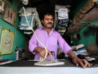 MG 1945  Daily life in the Dharbi slum in Mumbai, India.  The Dharbi slum is one of the largest in India and contains an entire ecosystem that offers residents the ability to never leave. : India