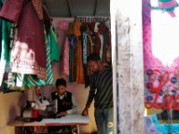 MG 2010  Daily life in the Dharbi slum in Mumbai, India.  The Dharbi slum is one of the largest in India and contains an entire ecosystem that offers residents the ability to never leave. : India